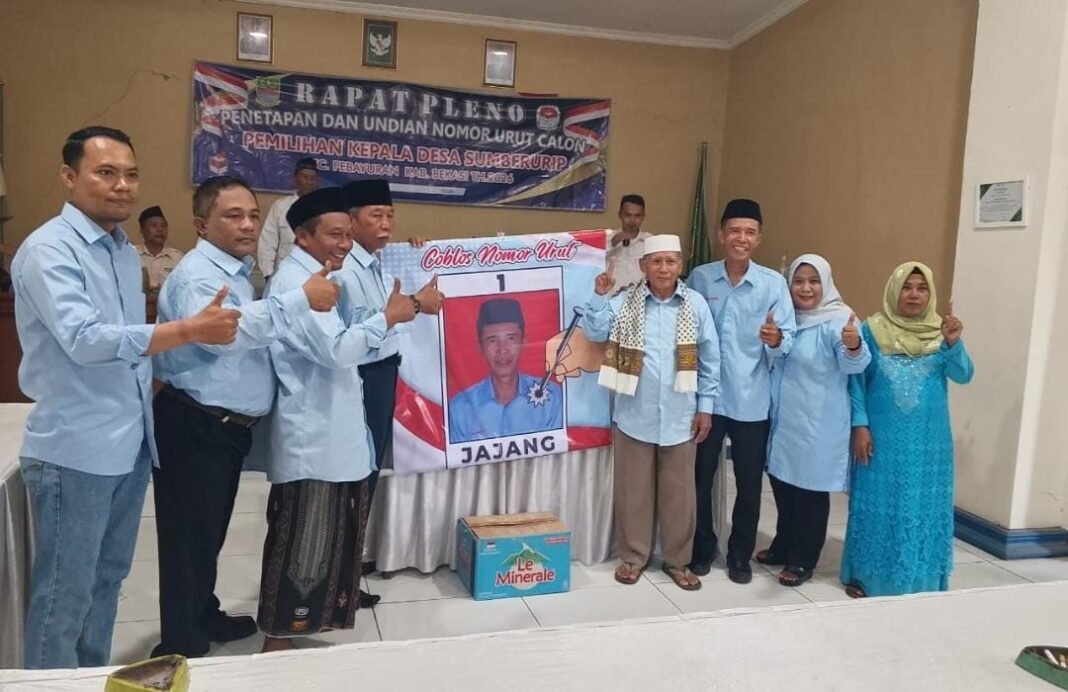 H. Jajang Sujai Resmi Raih Nomor Urut 1 dalam Pilkades Sumber Urip H. Jajang Sujai Resmi Raih Nomor Urut 1 dalam Pilkades Sumber Urip