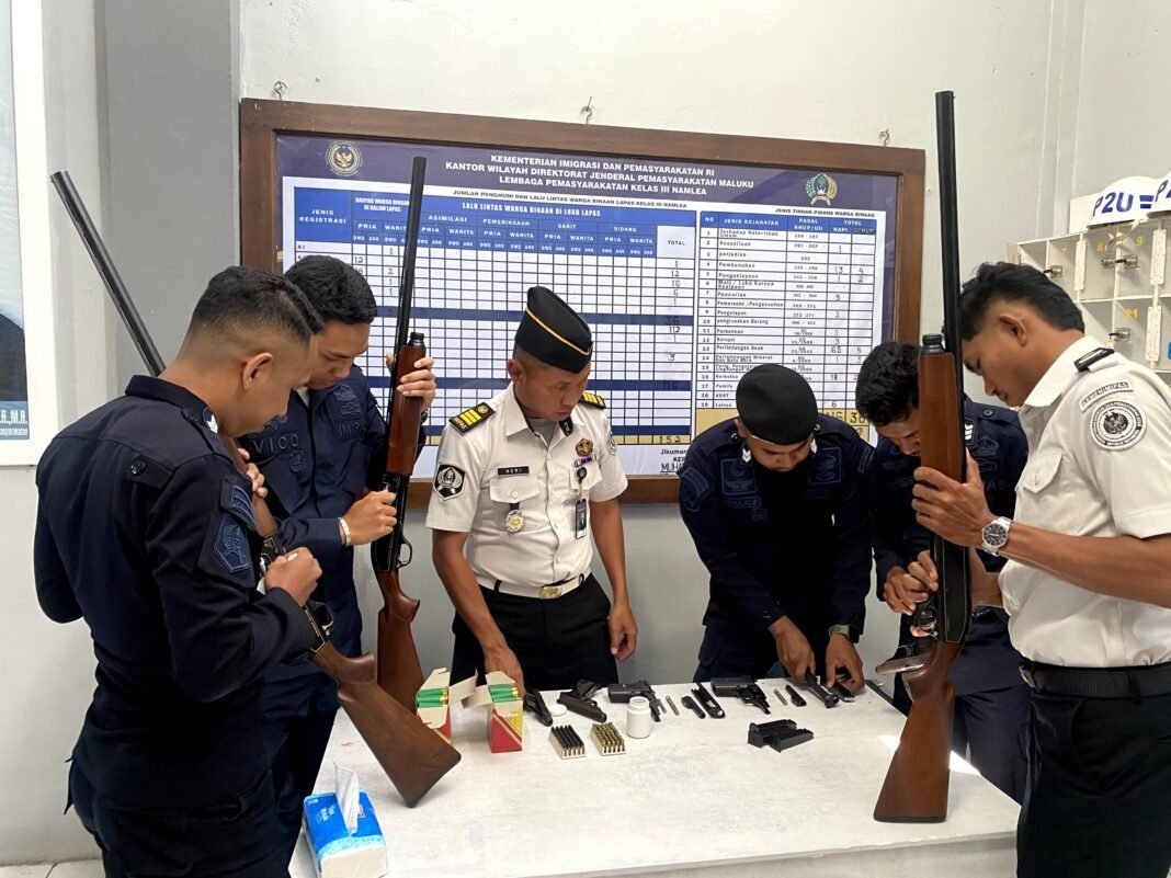 Optimalkan Sarpras Pengamanan, Lapas Namlea Lakukan Pemeliharaan Senpi Optimalkan Sarpras Pengamanan, Lapas Namlea Lakukan Pemeliharaan Senpi
