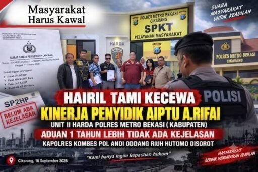 Aduan 1 tahun lebih tidak ada kejelasan. Kapolres KombesPol Andi Oddang Riuh Hutomo disorot* Aduan 1 tahun lebih tidak ada kejelasan. Kapolres KombesPol Andi Oddang Riuh Hutomo disorot*