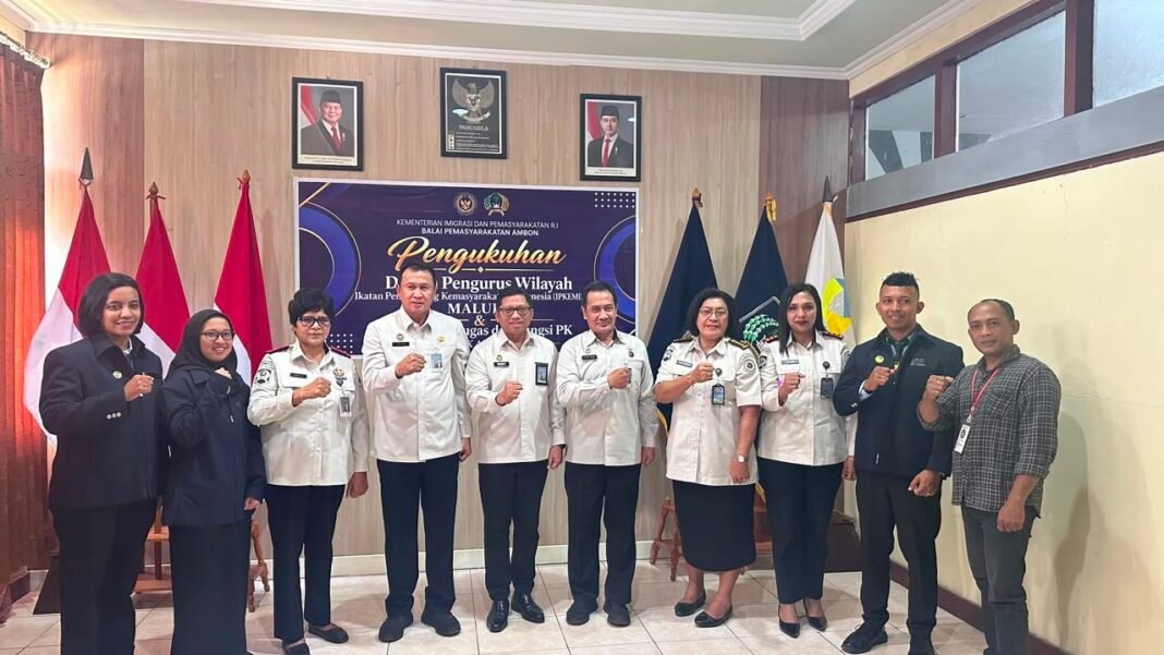 Dukung Penguatan Pembimbing Kemasyarakatan, Kabapas Saumlaki Hadiri Pengukuhan DPW IPKEMINDO Maluku Dukung Penguatan Pembimbing Kemasyarakatan, Kabapas Saumlaki Hadiri Pengukuhan DPW IPKEMINDO Maluku
