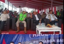 Gubernur Herman Deru Resmikan Jalan Khusus Angkutan Batubara PT MBJ di Simpang Bayat